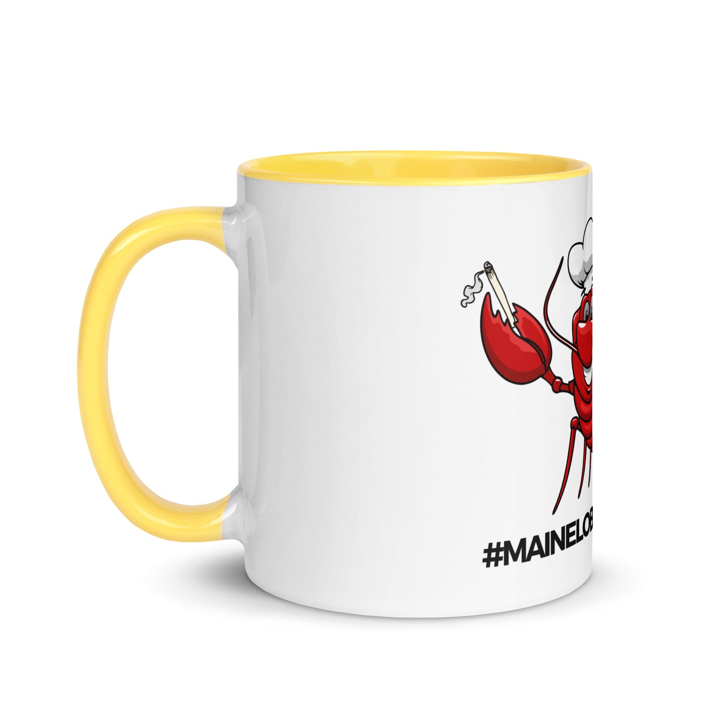 Coastal Maine Inspired Mug with Color Inside