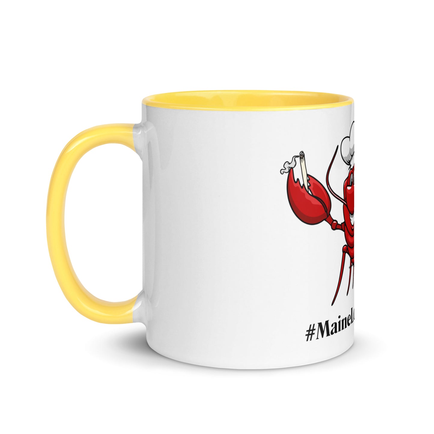 Coastal Maine Inspired Mug with Color Inside