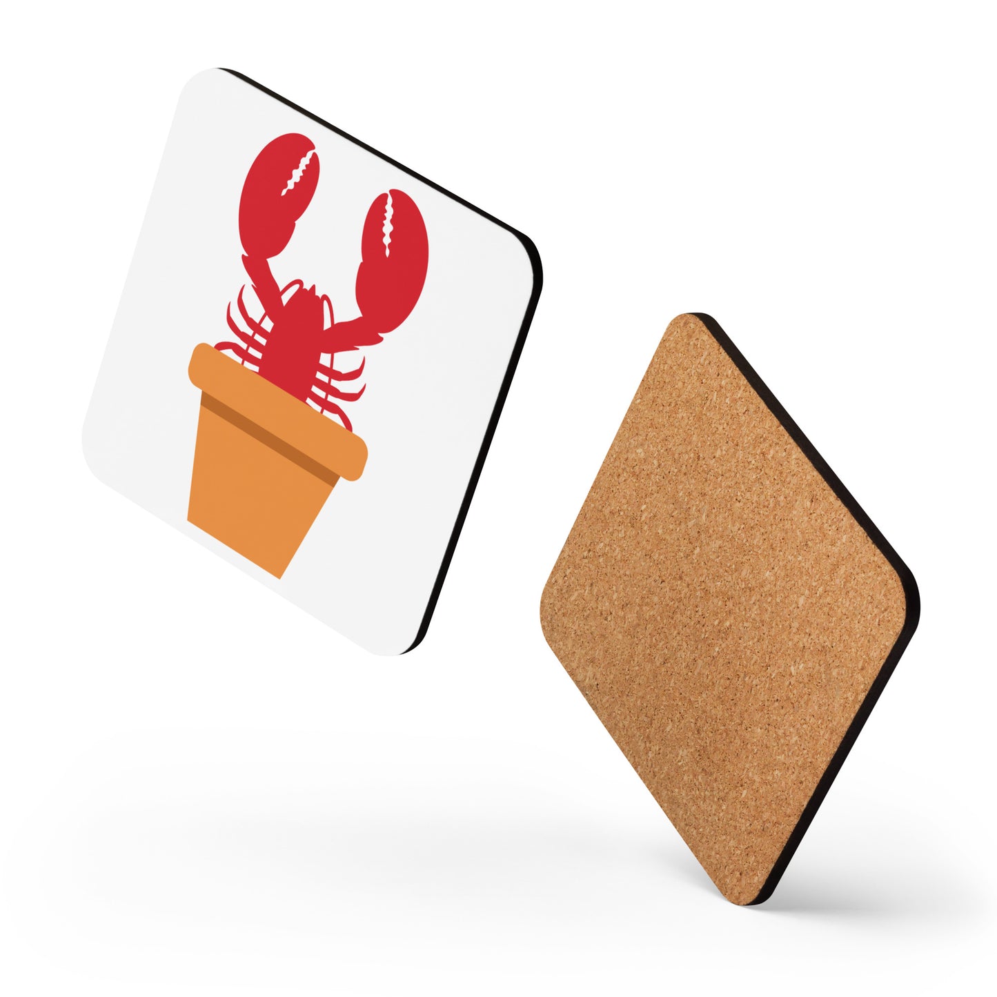 Coastal Maine Inspired Cork-back coaster