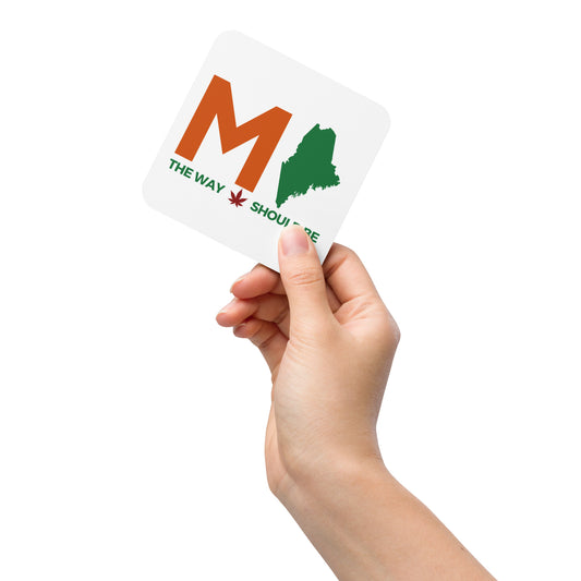 Coastal Maine Inspired Cork-back coaster