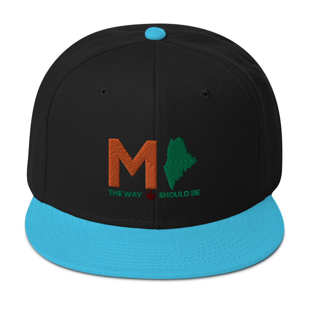 Coastal Maine Inspired Unisex Snapback Hat