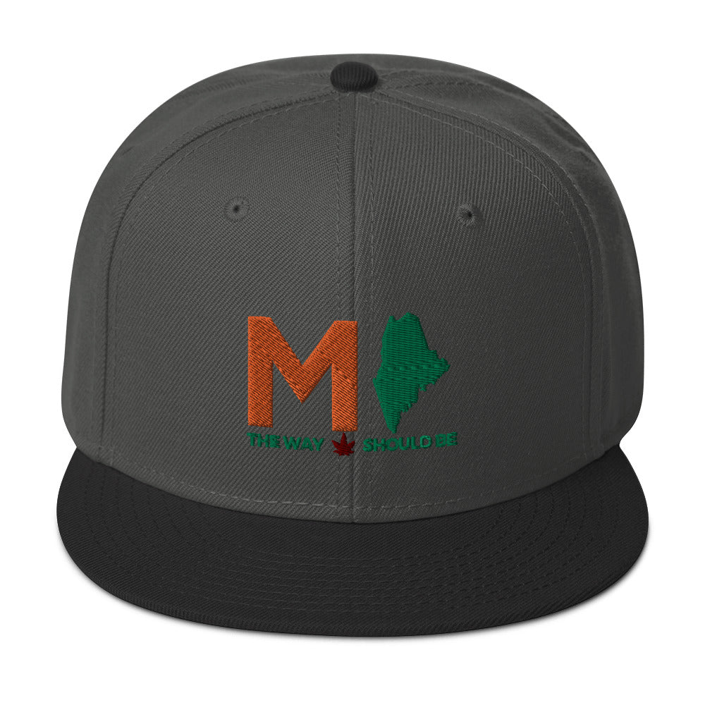 Coastal Maine Inspired Unisex Snapback Hat