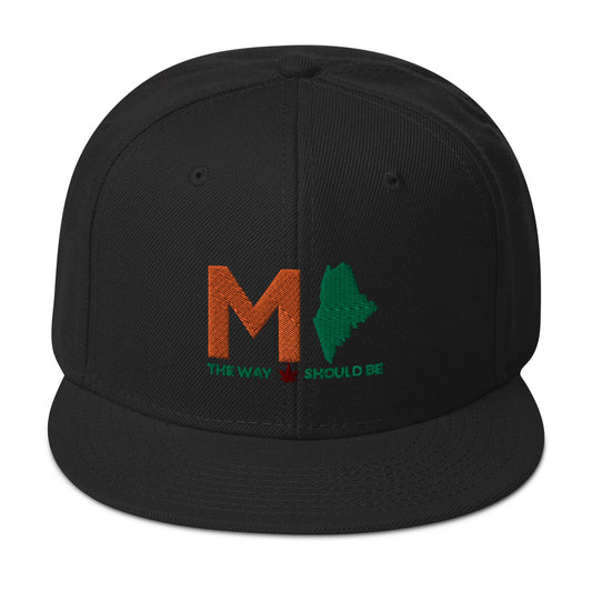 Coastal Maine Inspired Unisex Snapback Hat