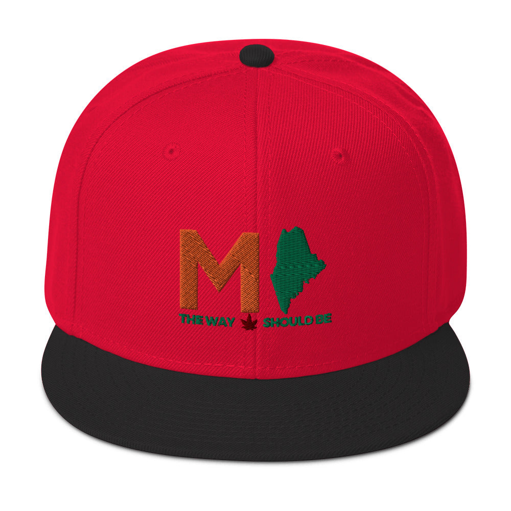 Coastal Maine Inspired Unisex Snapback Hat