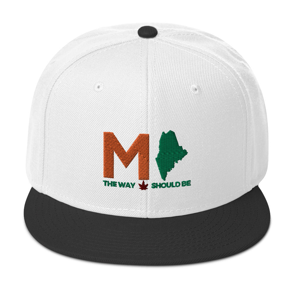 Coastal Maine Inspired Unisex Snapback Hat