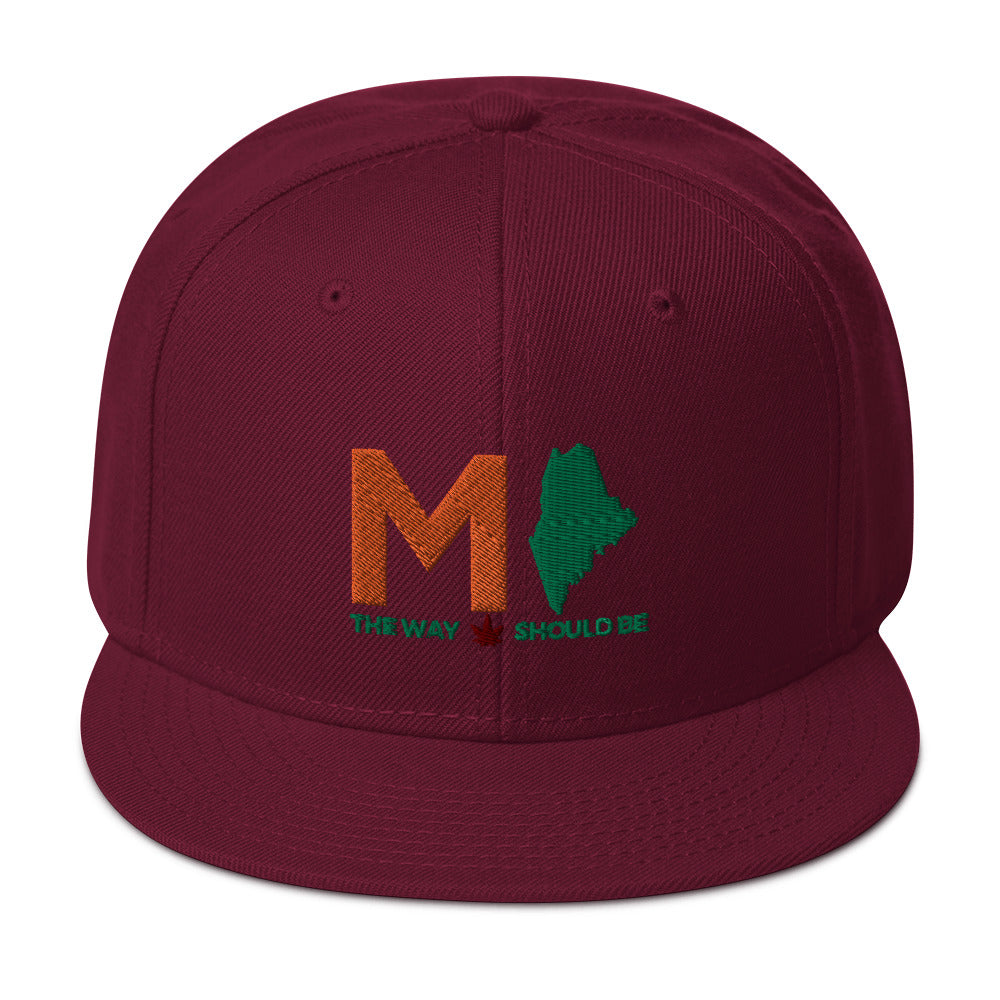 Coastal Maine Inspired Unisex Snapback Hat