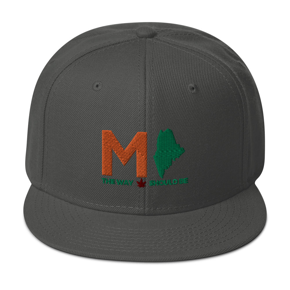 Coastal Maine Inspired Unisex Snapback Hat