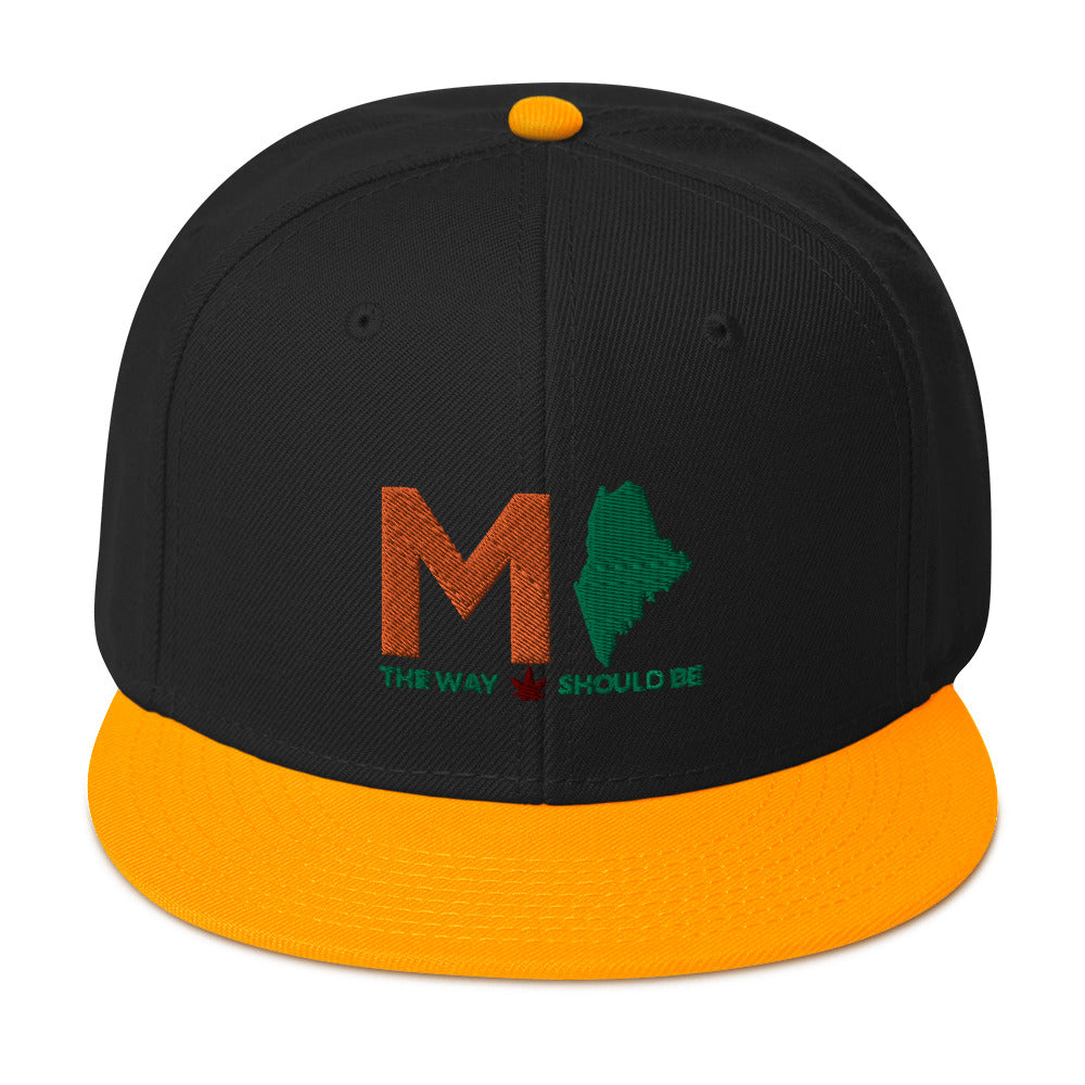 Coastal Maine Inspired Unisex Snapback Hat