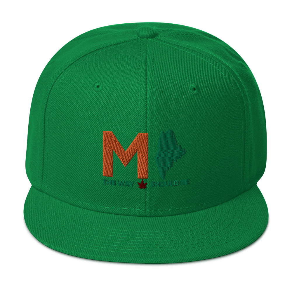 Coastal Maine Inspired Unisex Snapback Hat