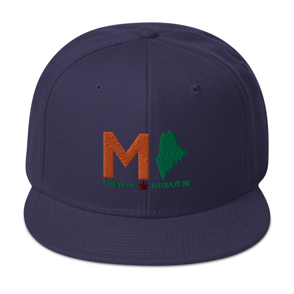Coastal Maine Inspired Unisex Snapback Hat