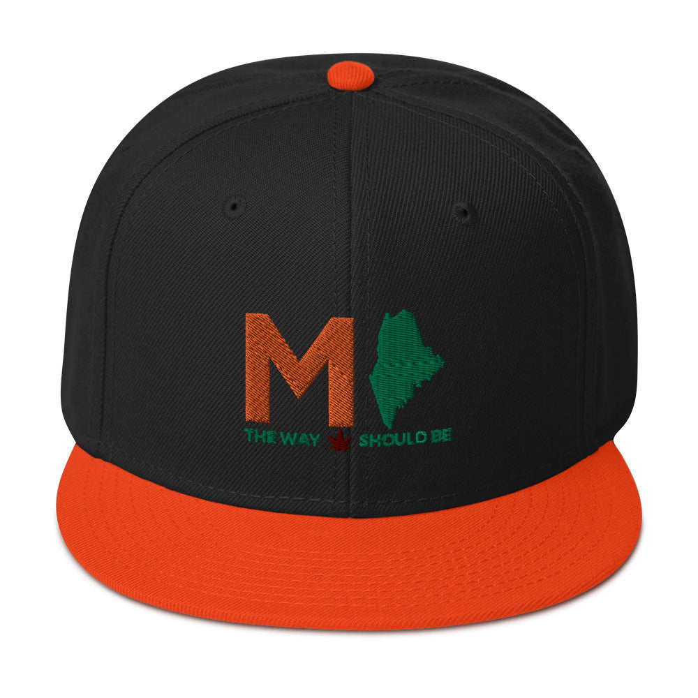 Coastal Maine Inspired Unisex Snapback Hat
