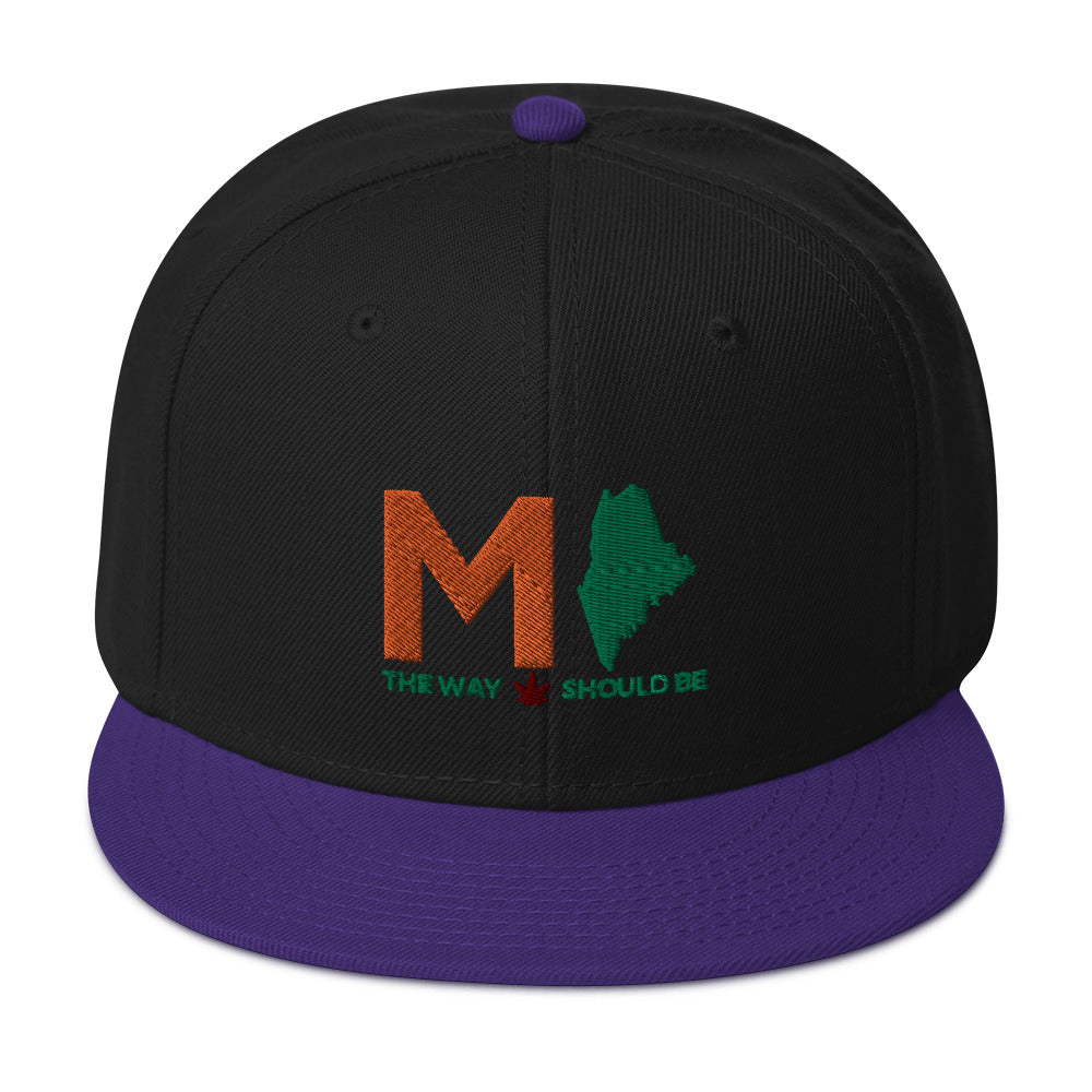 Coastal Maine Inspired Unisex Snapback Hat