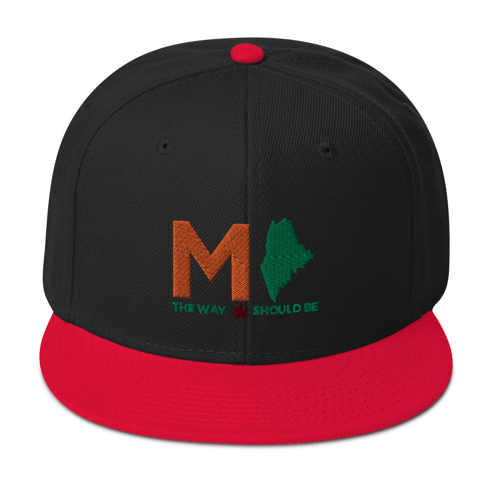 Coastal Maine Inspired Unisex Snapback Hat