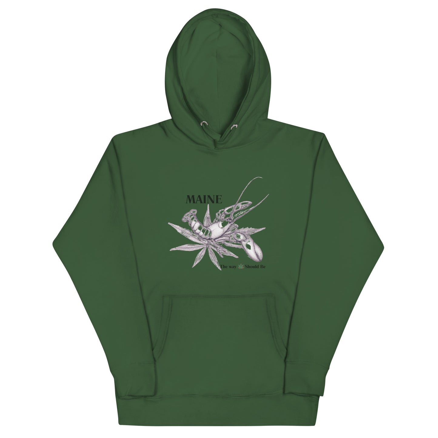 Coastal Maine  Inspired Unisex Hoodie