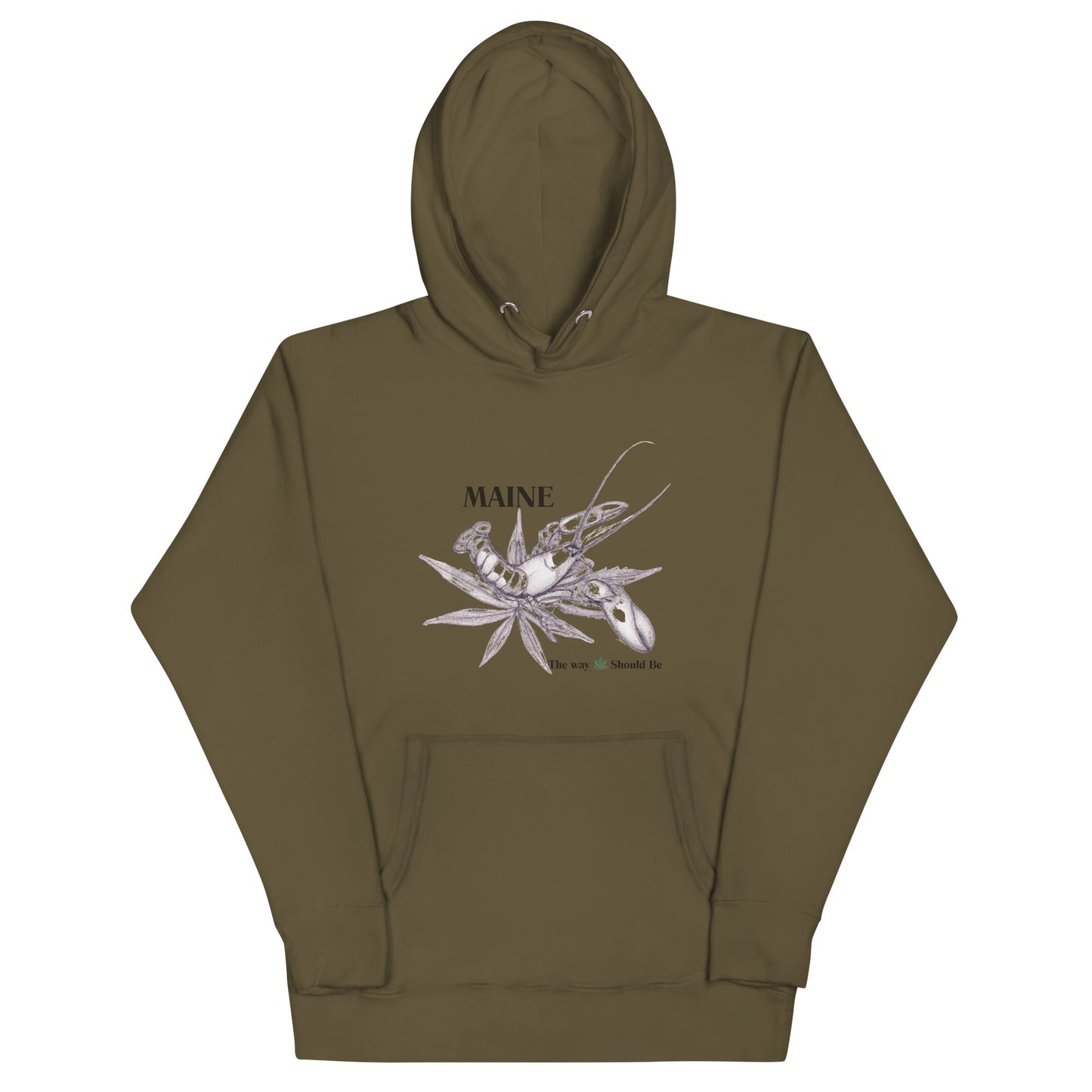 Coastal Maine  Inspired Unisex Hoodie