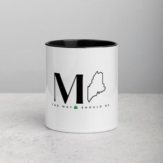 Coastal Maine Art Mug Set with Color Inside - Bring the beauty of Coastal Maine into your home .Mug with Color Inside