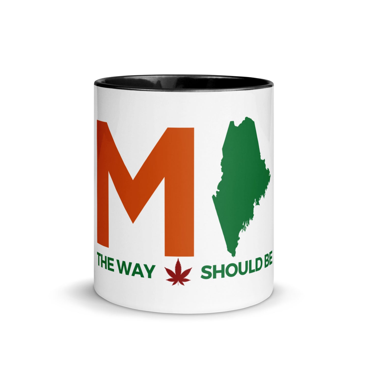 Coastal Maine Inspired Mug with Color Inside