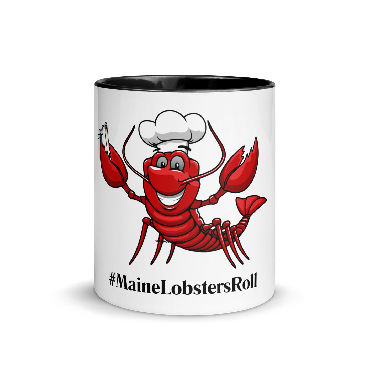 Coastal Maine Inspired Mug with Color Inside