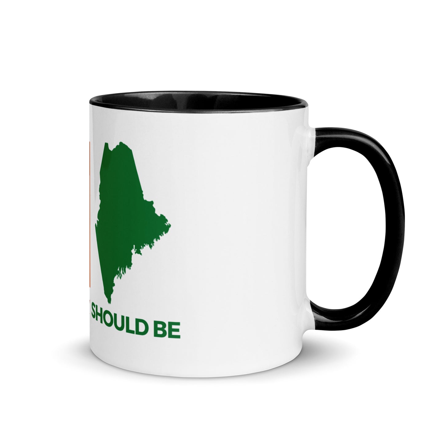 Coastal Maine Inspired Mug with Color Inside