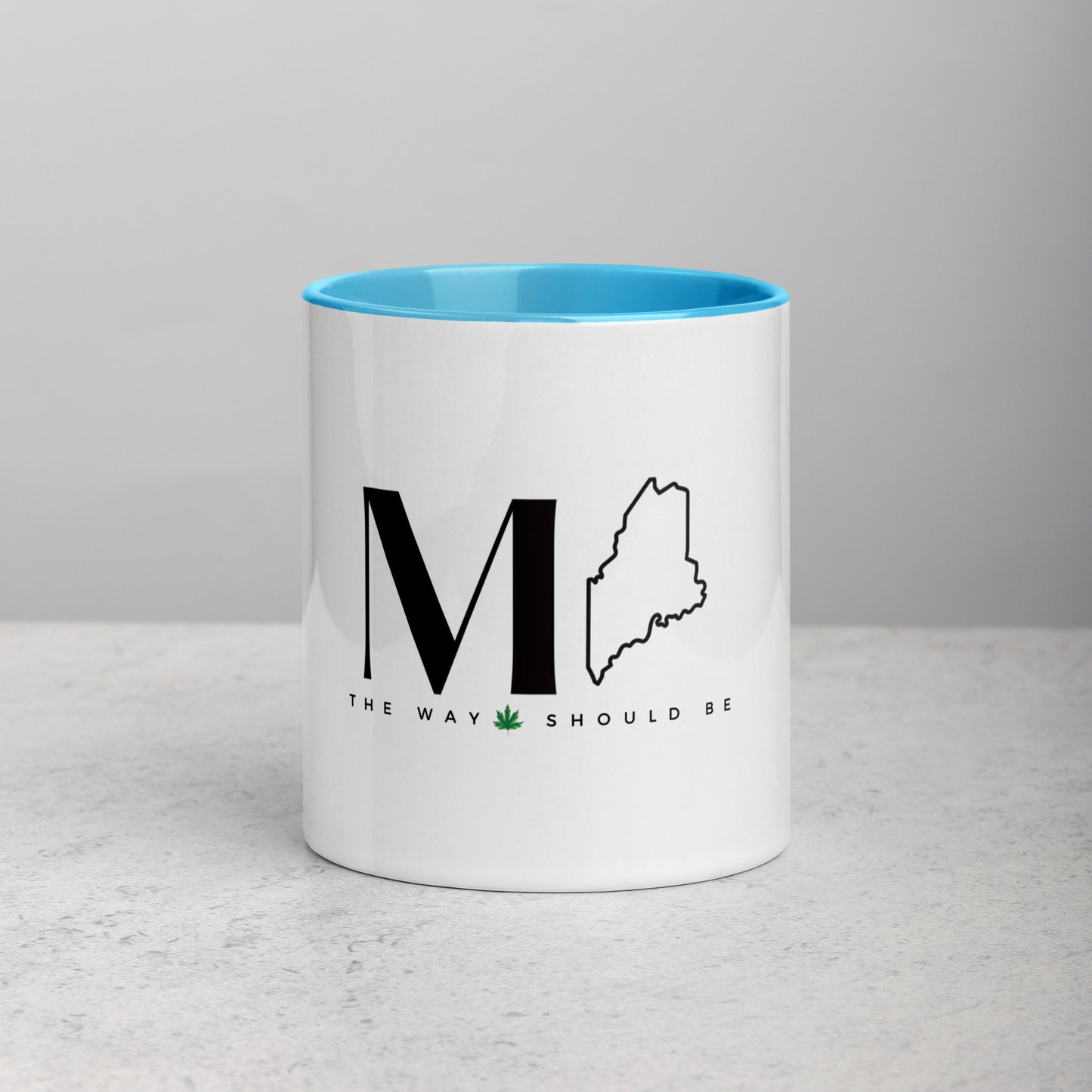 Coastal Maine Art Mug Set with Color Inside - Bring the beauty of Coastal Maine into your home .Mug with Color Inside