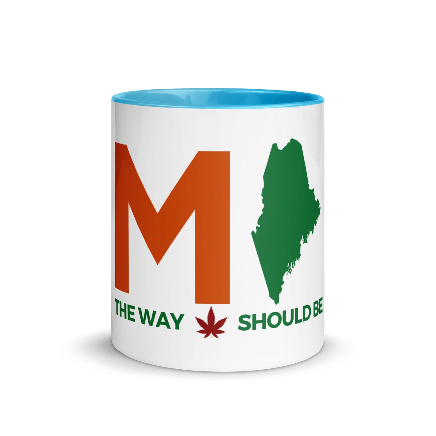 Coastal Maine  Inspired Mug with Color Inside