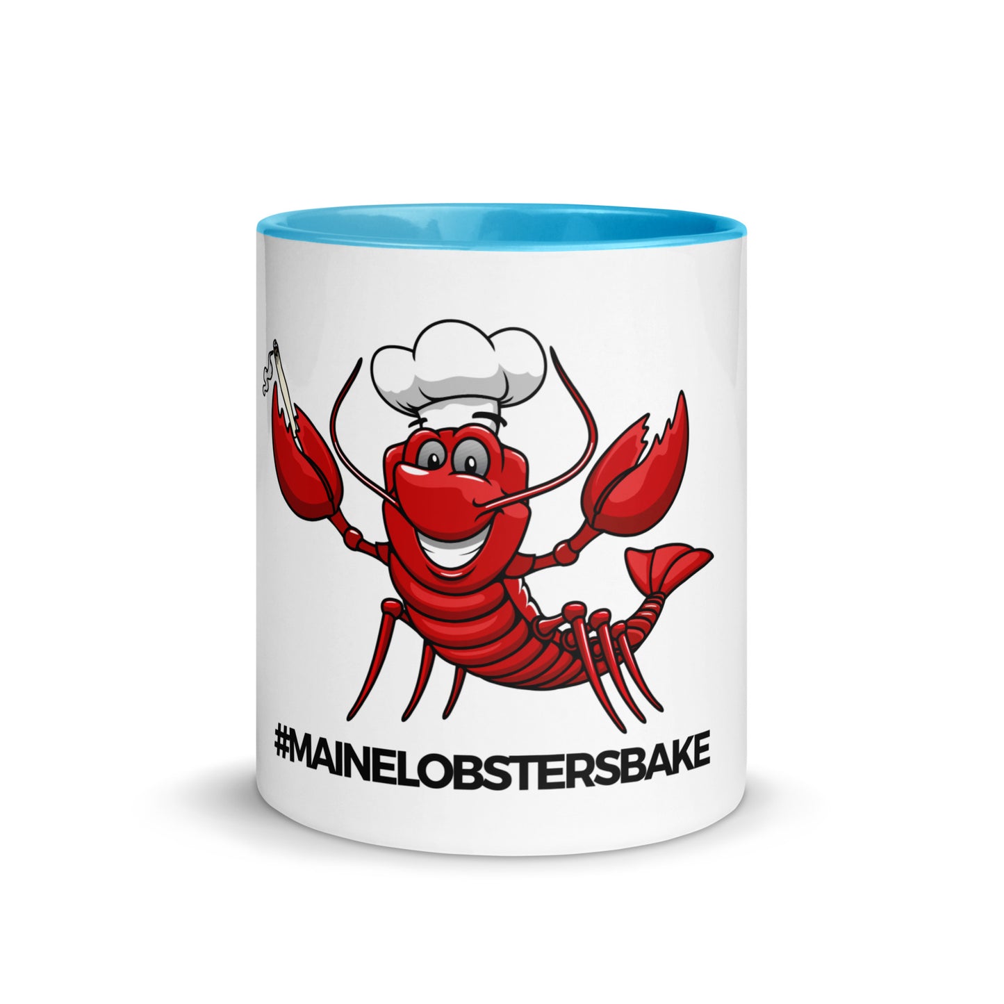 Coastal Maine Inspired Mug with Color Inside