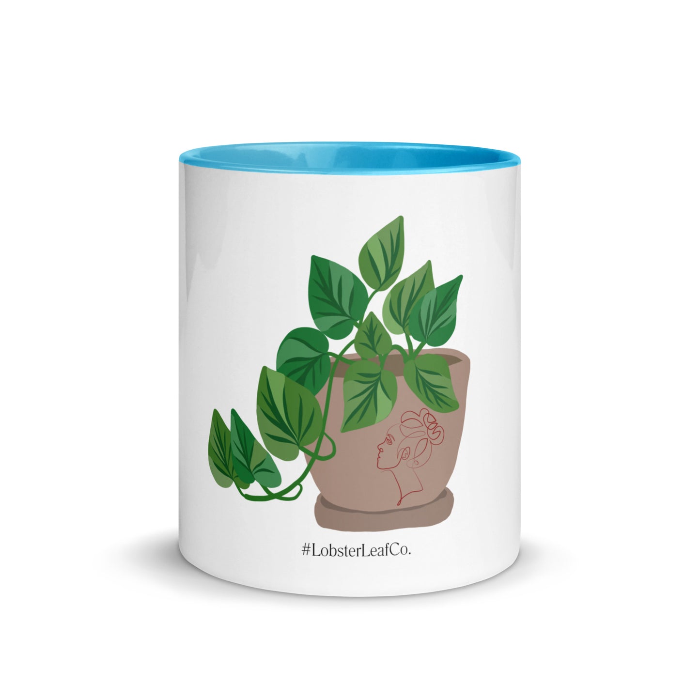 Coastal Maine  Inspired Mug with Color Inside