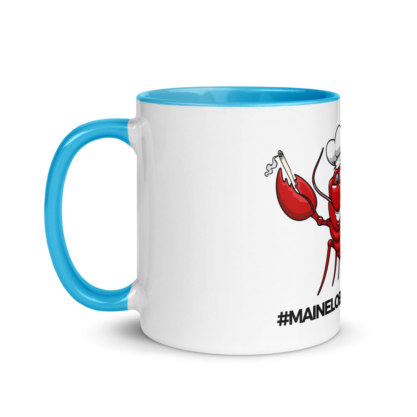 Coastal Maine Inspired Mug with Color Inside