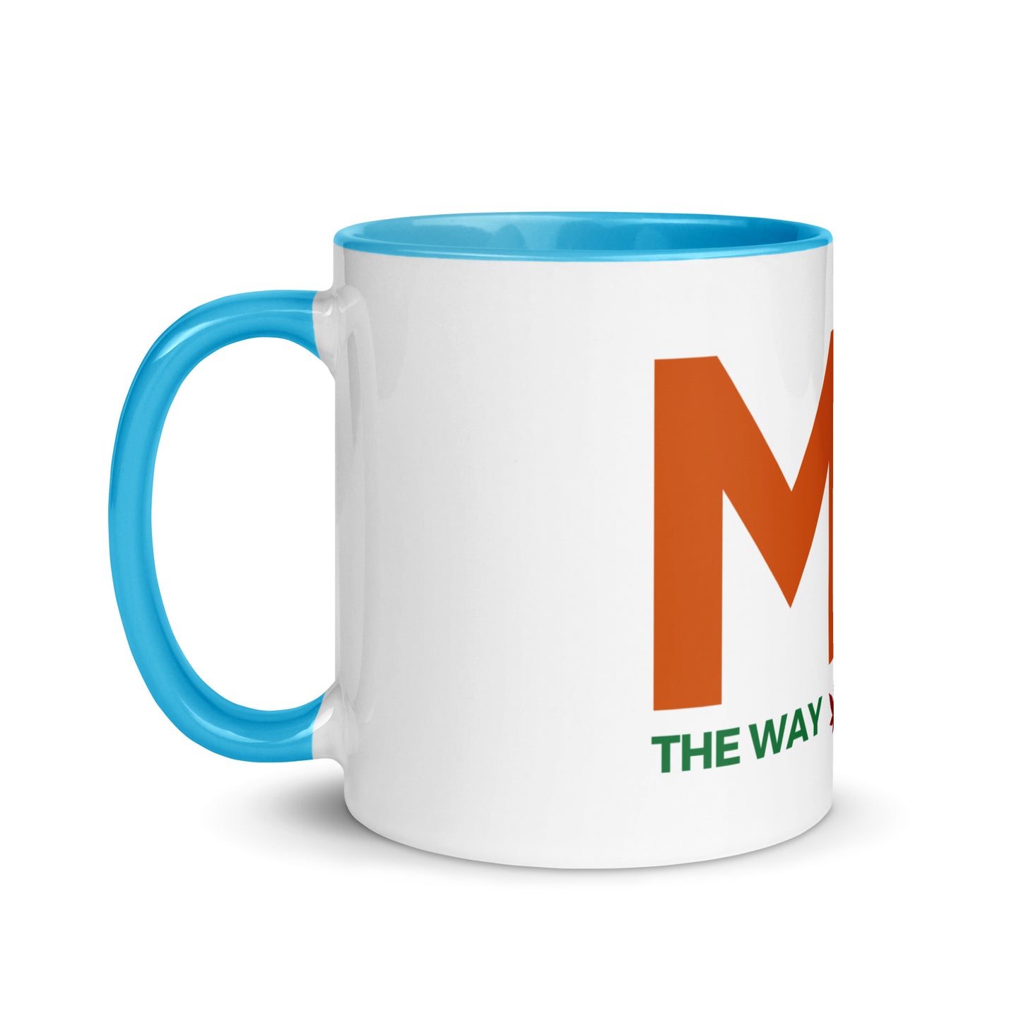 Coastal Maine Inspired Mug with Color Inside