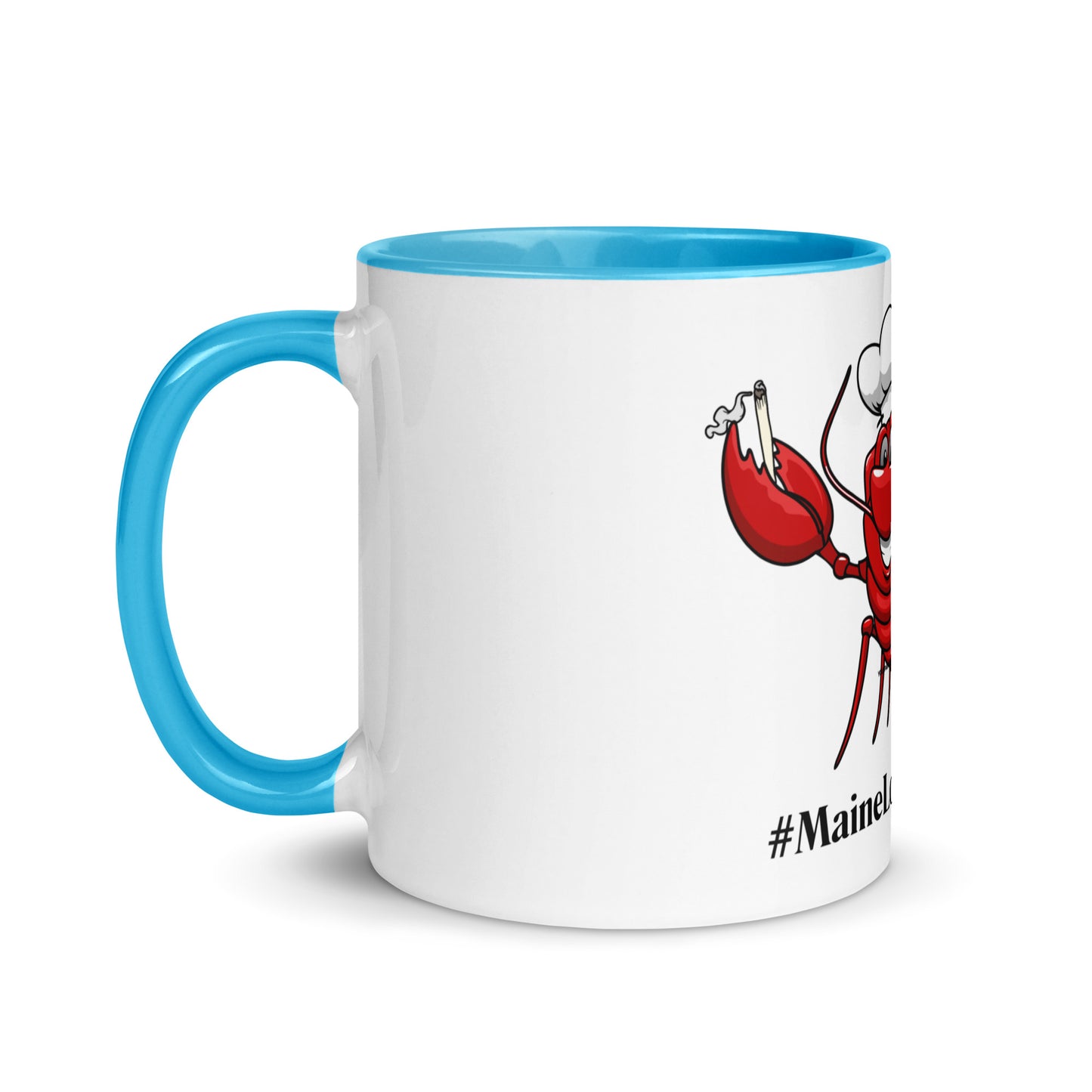 Coastal Maine Inspired Mug with Color Inside