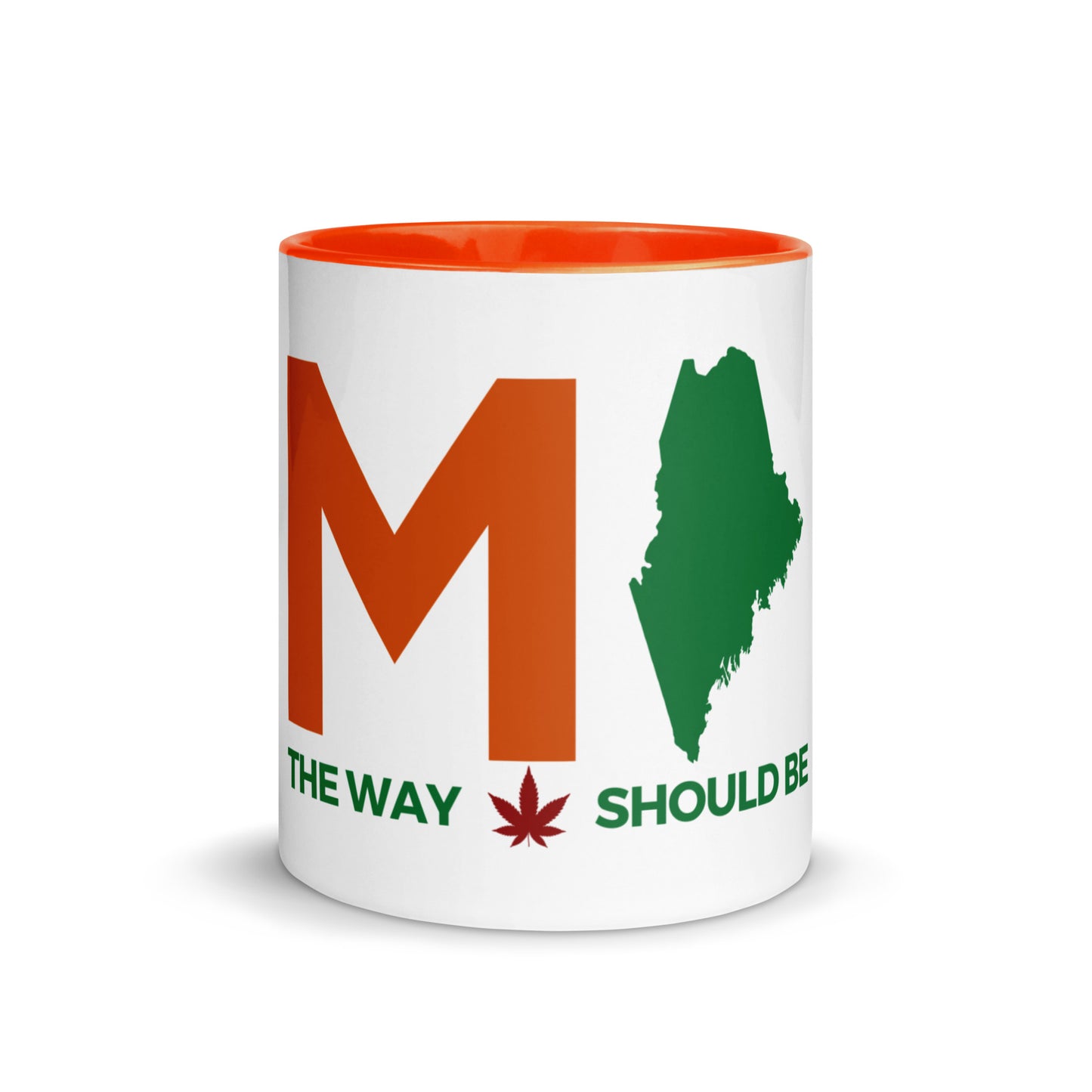 Coastal Maine Inspired Mug with Color Inside