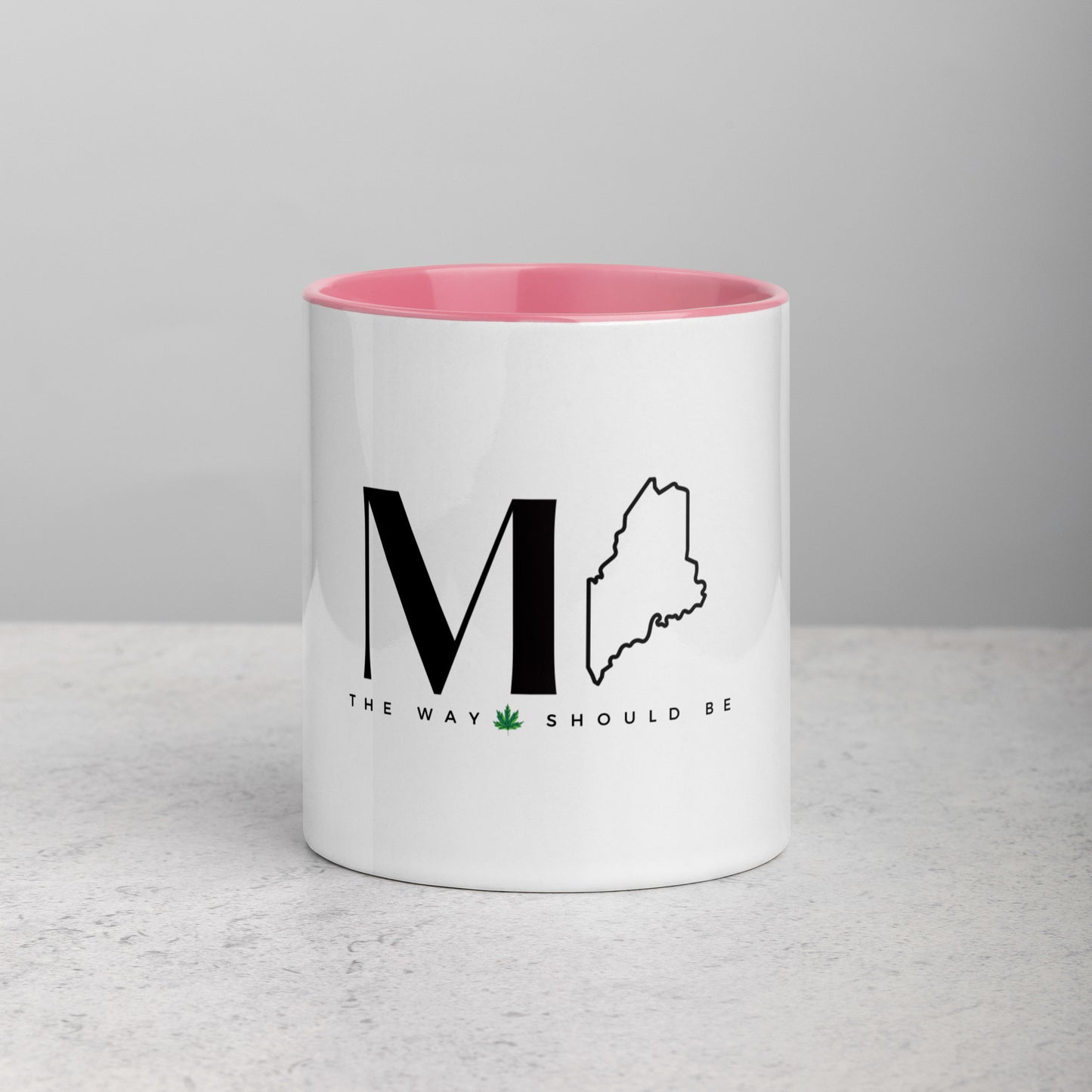Coastal Maine Art Mug Set with Color Inside - Bring the beauty of Coastal Maine into your home .Mug with Color Inside