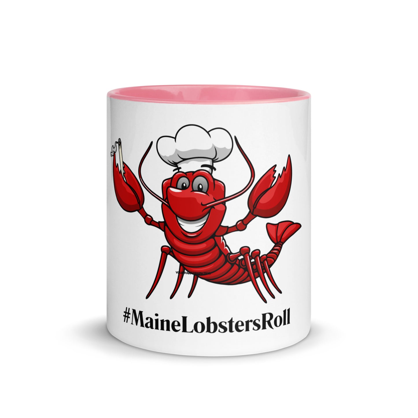 Coastal Maine Inspired Mug with Color Inside