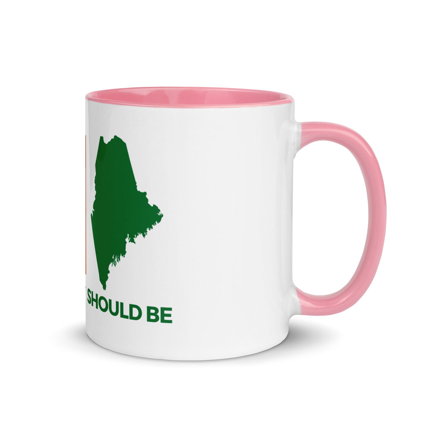 Coastal Maine  Inspired Mug with Color Inside