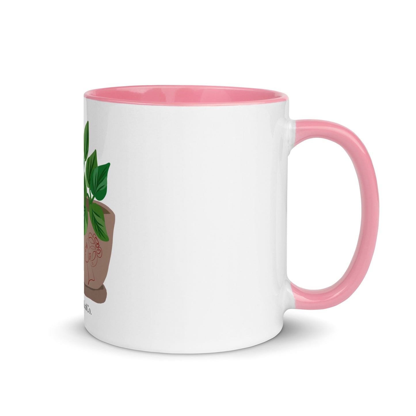 Coastal Maine  Inspired Mug with Color Inside