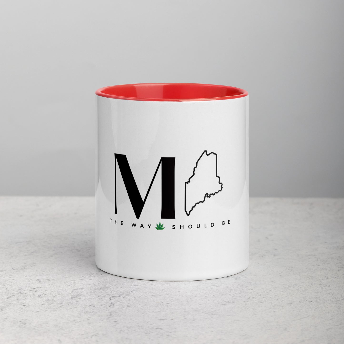 Coastal Maine Art Mug Set with Color Inside - Bring the beauty of Coastal Maine into your home .Mug with Color Inside
