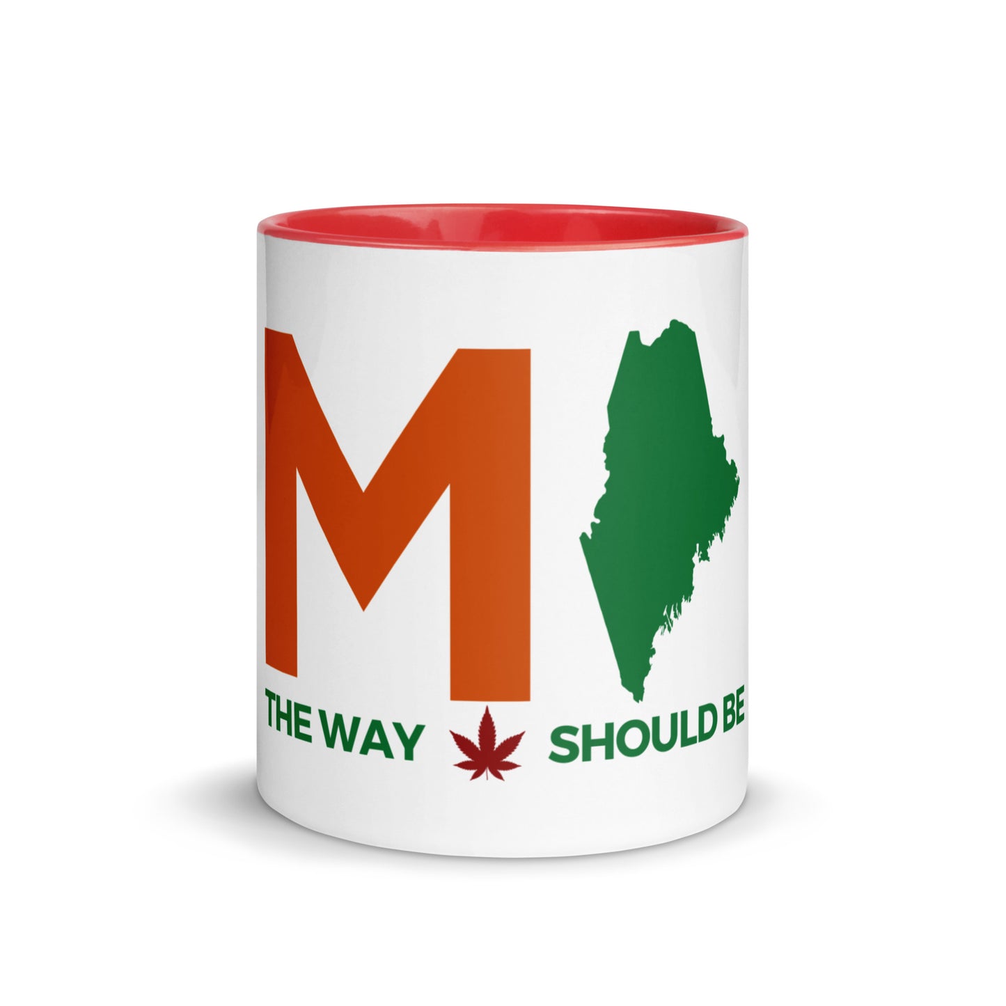 Coastal Maine Inspired Mug with Color Inside