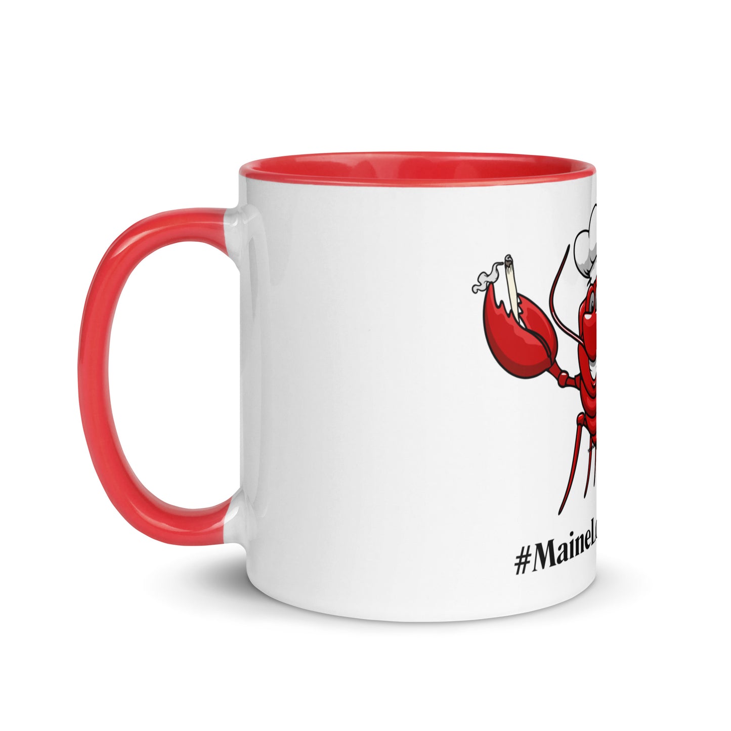 Coastal Maine Inspired Mug with Color Inside