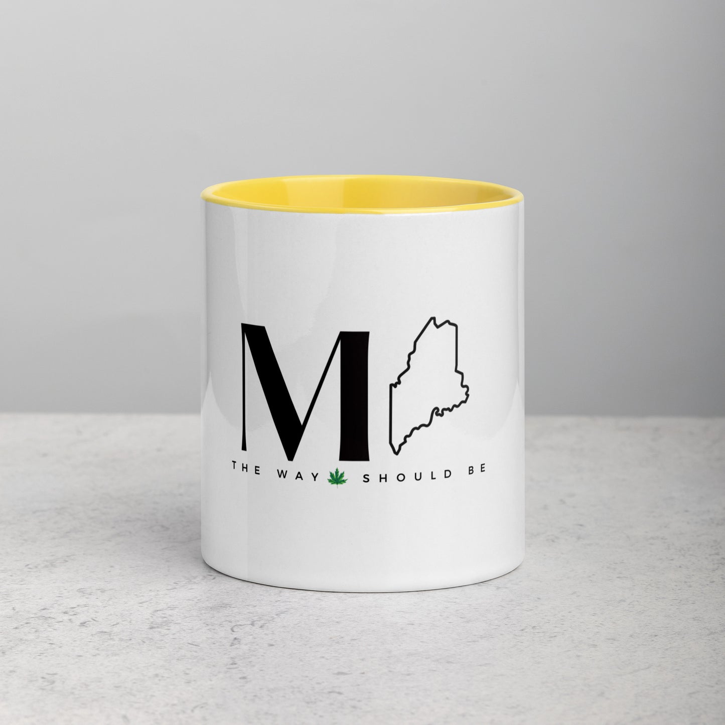 Coastal Maine Art Mug Set with Color Inside - Bring the beauty of Coastal Maine into your home .Mug with Color Inside