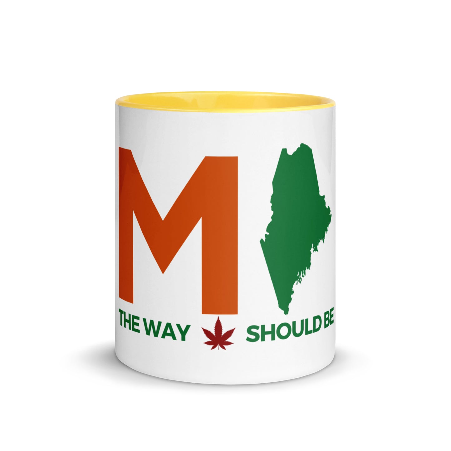 Coastal Maine Inspired Mug with Color Inside