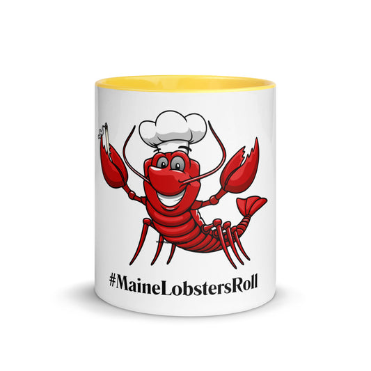 Coastal Maine Inspired Mug with Color Inside