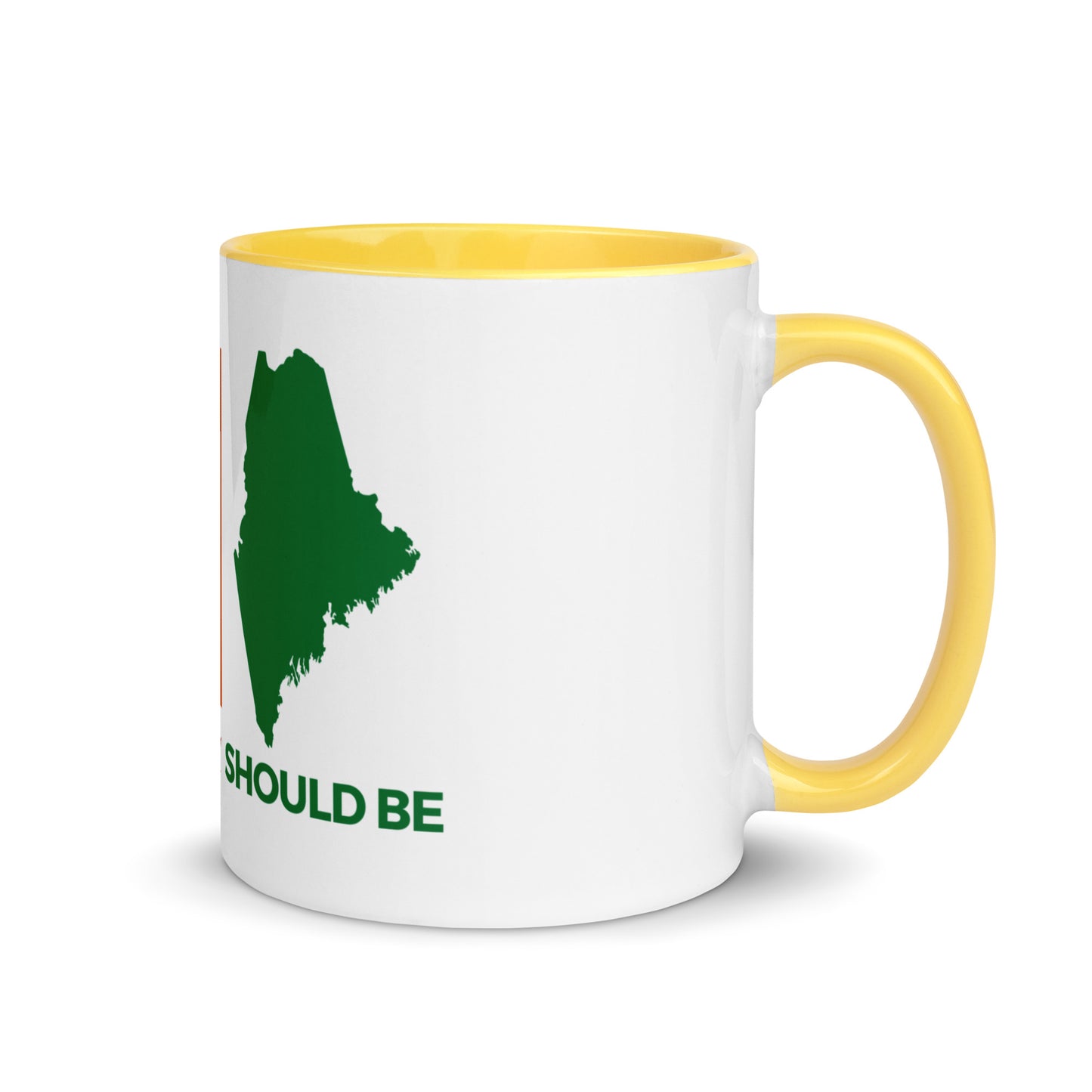 Coastal Maine Inspired Mug with Color Inside