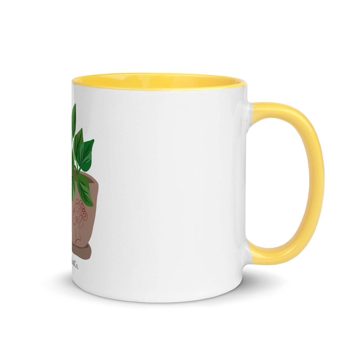 Coastal Maine  Inspired Mug with Color Inside